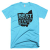 Best Freakin State Ever Short sleeve t-shirt