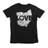 Ohio LOVE Short sleeve kids t-shirt