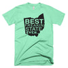 Best Freakin State Ever Short sleeve t-shirt