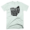 Best Freakin State Ever Short sleeve t-shirt