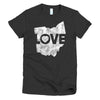 Ohio Love (White) Short sleeve women's t-shirt