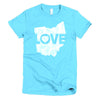 Ohio Love (White) Short sleeve women's t-shirt