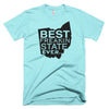 Best Freakin State Ever Short sleeve t-shirt