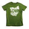 Ohio LOVE Short sleeve kids t-shirt