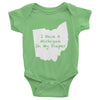 Michigan In My Diaper (Multi-Color) Infant short sleeve one-piece