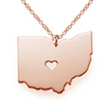 FREE Stainless Steel State of Ohio Necklace - Just Pay Shipping